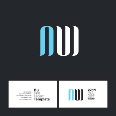 Batı harf Logo kartvizit