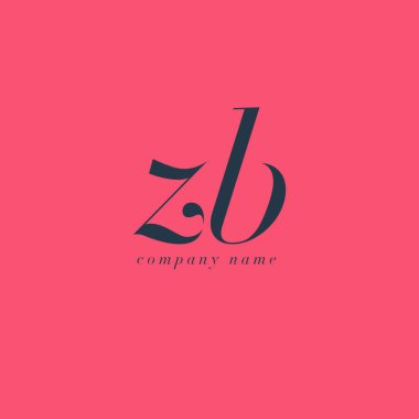 ZB italik ortak harf Logo 