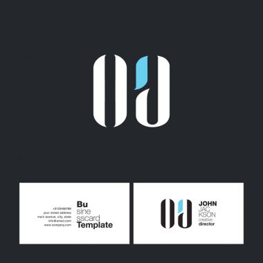 OA harf Logo kartvizit