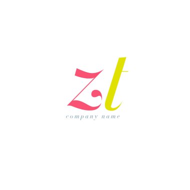 ZT italik ortak harf Logo 
