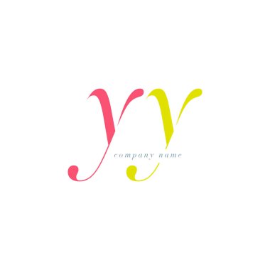 Yy italik ortak harf Logo 