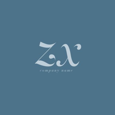 ZX italik ortak harf Logo 