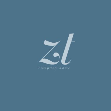 ZT italik ortak harf Logo 