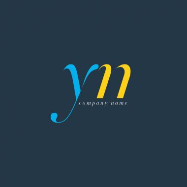 Yn italik ortak harf Logo 