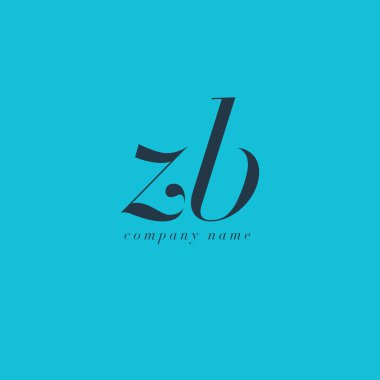 ZB italik ortak harf Logo 