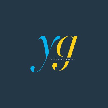 YG italik ortak harf Logo 