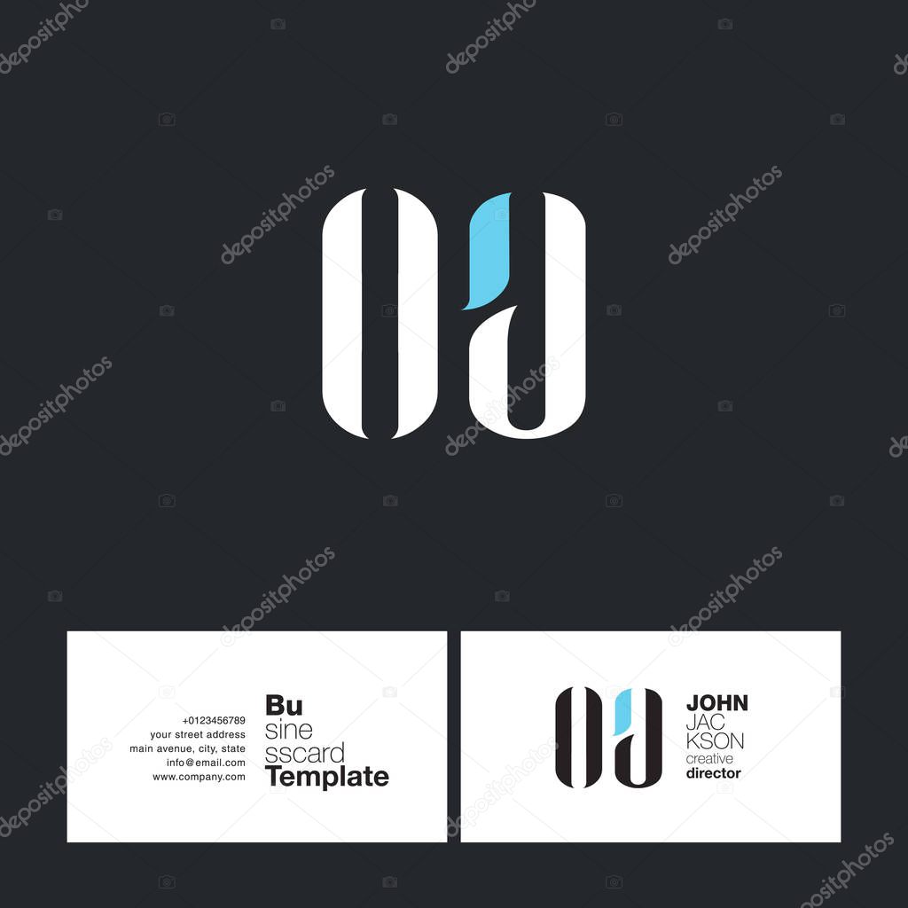 OA Letters Logo Business Card