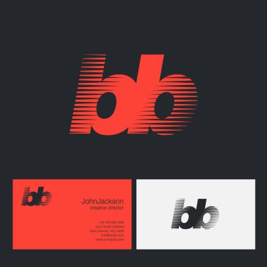 BB harfler şirket logosu 