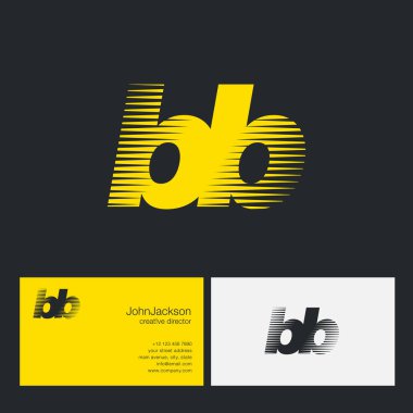 BB harfler şirket logosu 