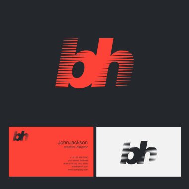 BH harfler şirket logosu 