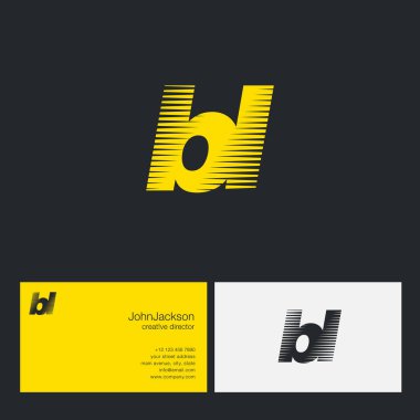 BL harfler şirket logosu 