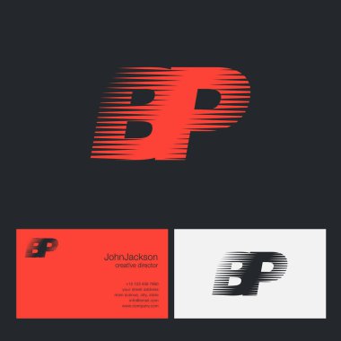 BP harfler şirket logosu 