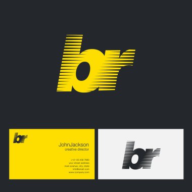 Br harfler şirket logosu 