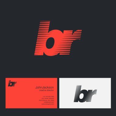 Br harfler şirket logosu 