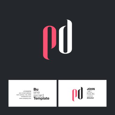 PD harf Logo kartvizit