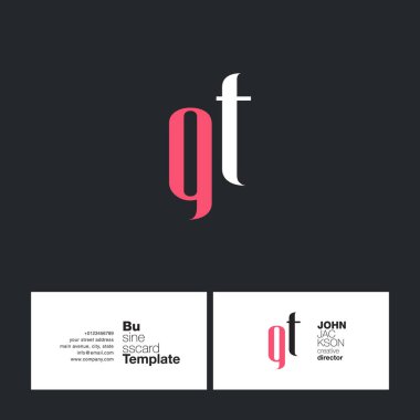 QT harf Logo kartvizit