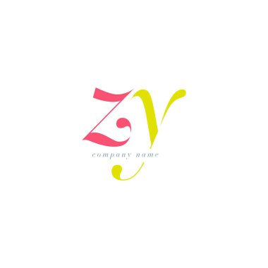 ZY italik ortak harf Logo 