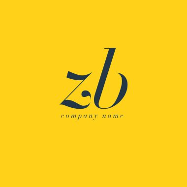 ZB italik ortak harf Logo 