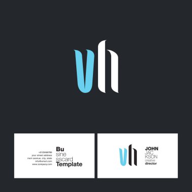 VH harf Logo kartvizit