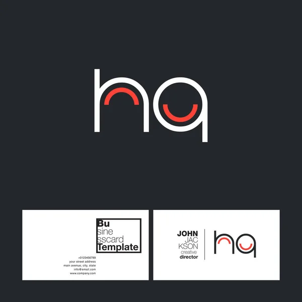 Логотип компании HQ — стоковый вектор