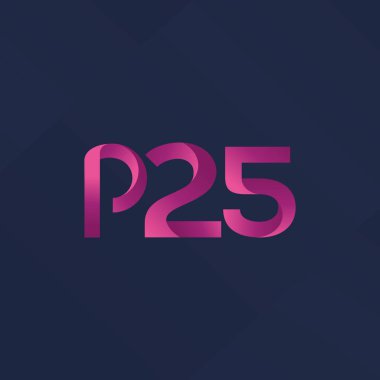 harf ve rakam P25 logosu