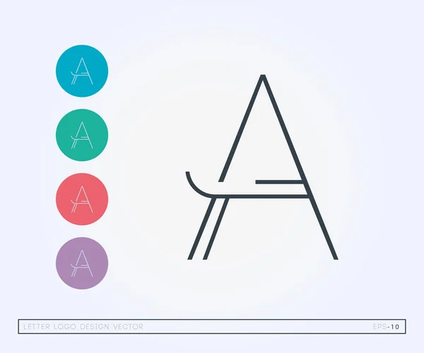 Шаблон логотипу літери — стоковий вектор