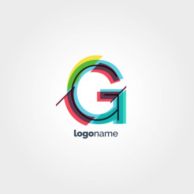 G Harfi Logo Şablonu