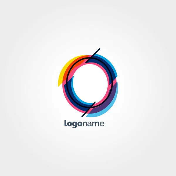 O Letter Logo Template — Stock Vector