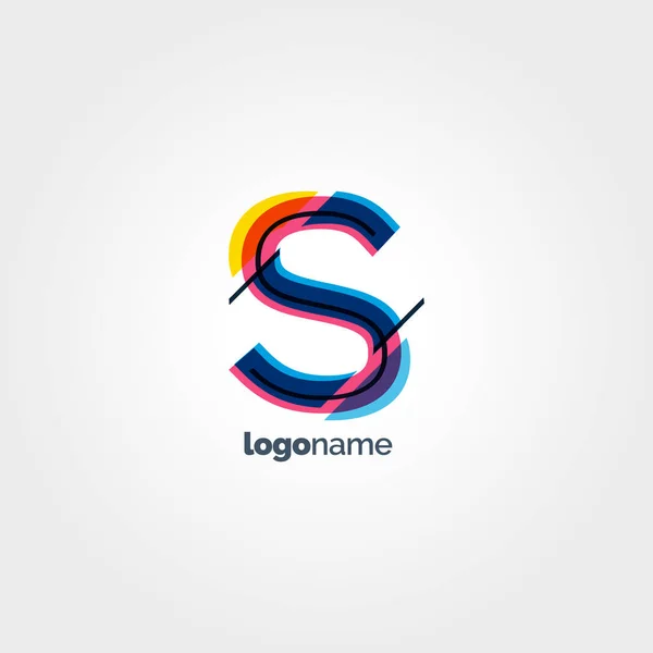 S Letter Logo Template — Stock Vector