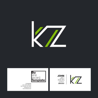 harf logo Kz yuvarlak