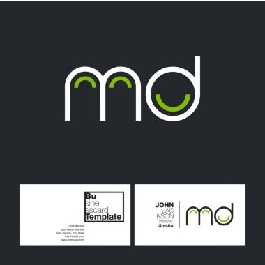 harf logo Md yuvarlak