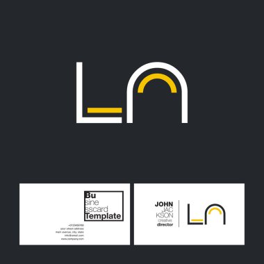 harf logo Ln yuvarlak
