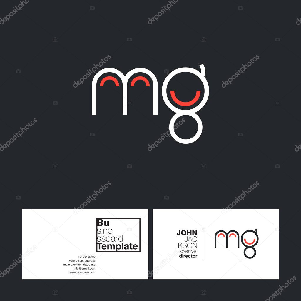 round letters logo MG