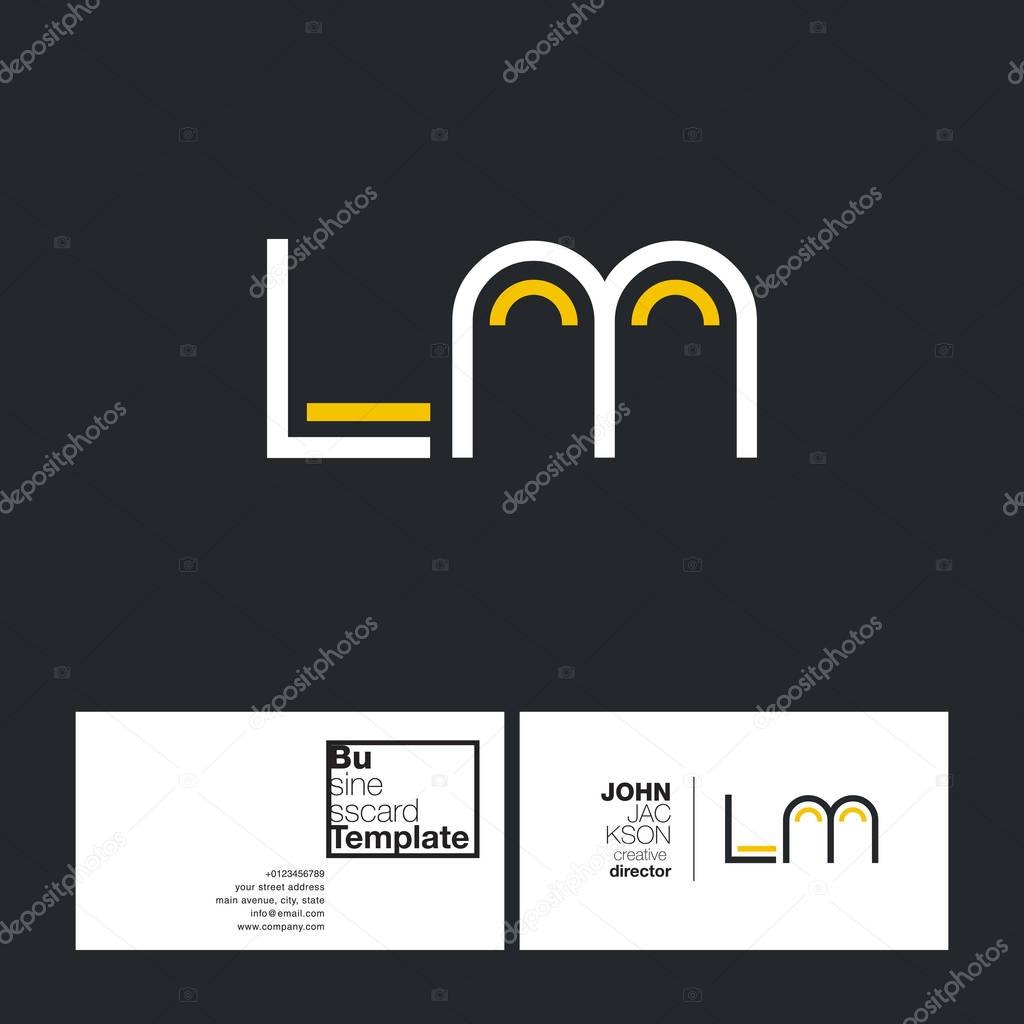 round letters logo LM