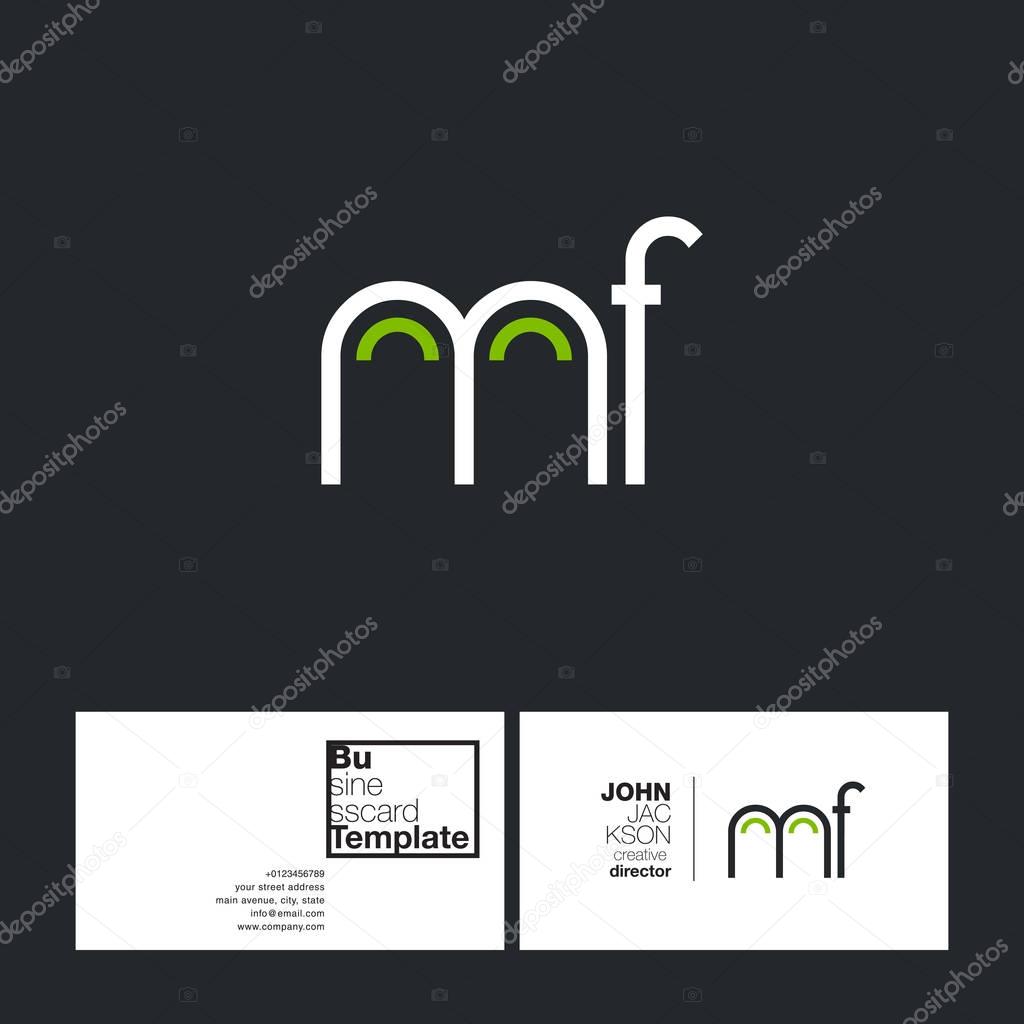 round letters logo MF