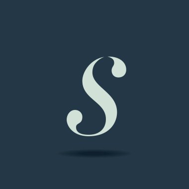 S italik mektup Logo 