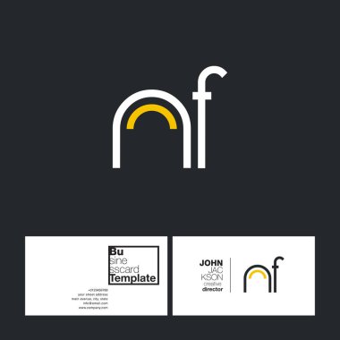 harf logo Nf yuvarlak