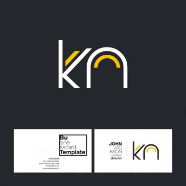 harf logo Kn yuvarlak