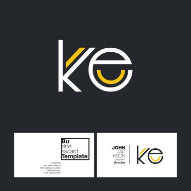 harf logo Ke yuvarlak