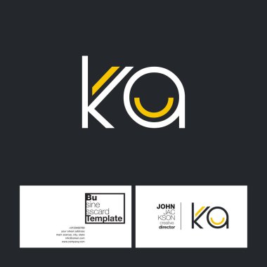 harf logo Ka yuvarlak