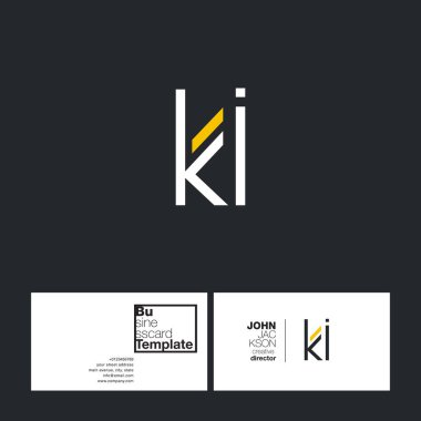 harf logo Ki yuvarlak