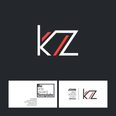 harf logo Kz yuvarlak