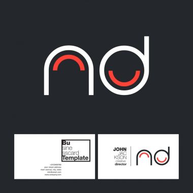 harf logo Nd yuvarlak