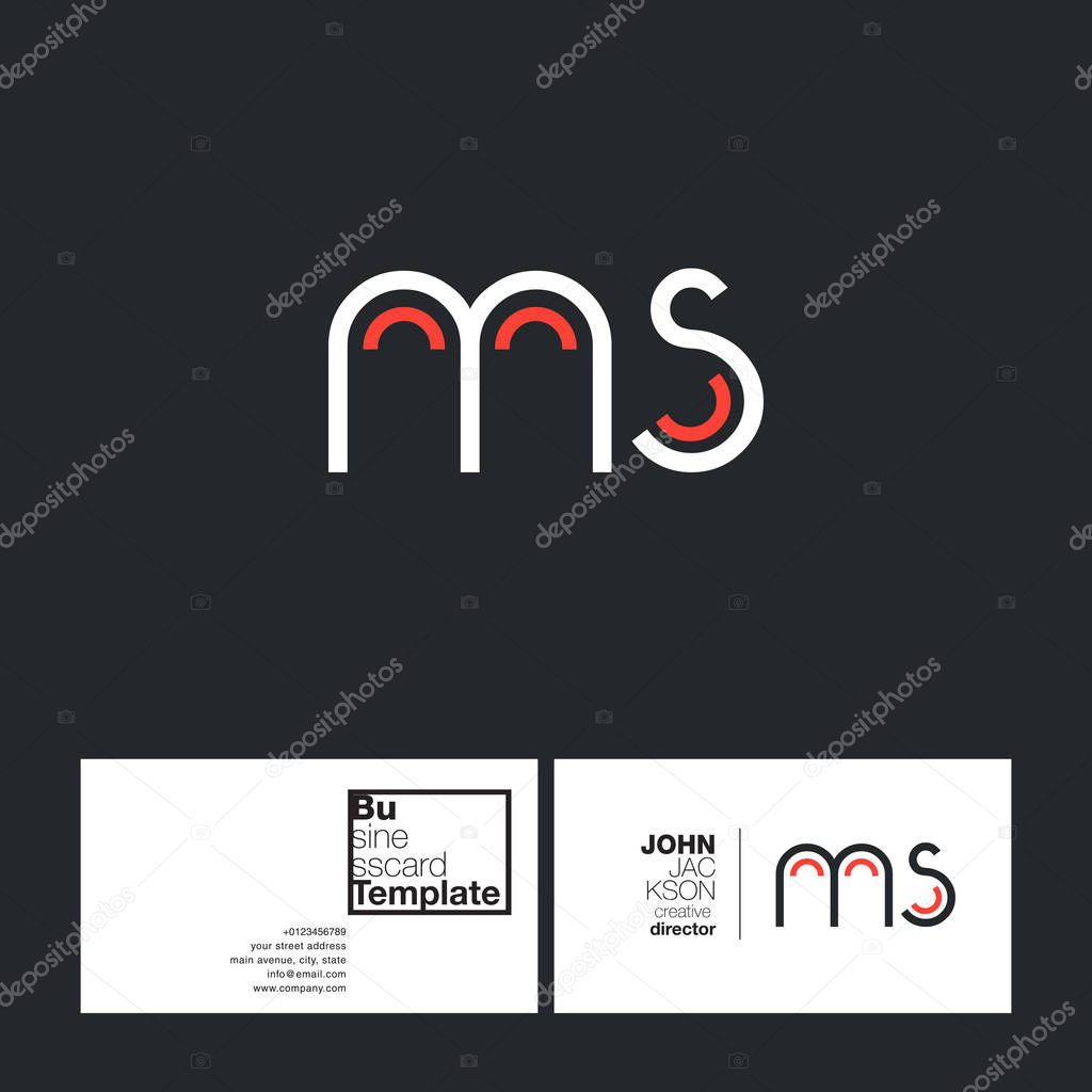 round letters logo MS