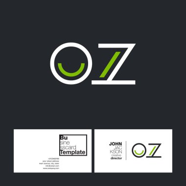 harf logo Oz yuvarlak