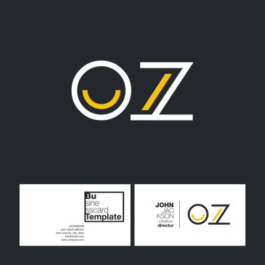 harf logo Oz yuvarlak