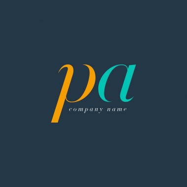 PA italik ortak harf Logo 