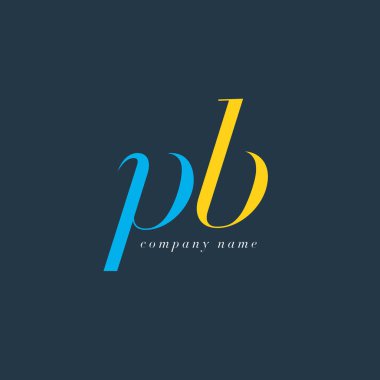 PB italik ortak harf Logo 