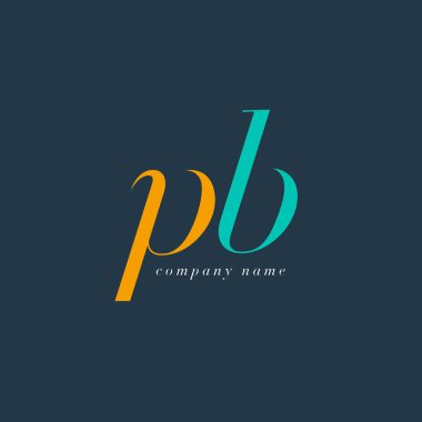 PB italik ortak harf Logo 