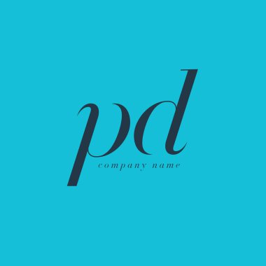 PD italik ortak harf Logo 